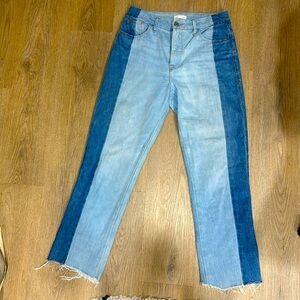 Good american two tone denim